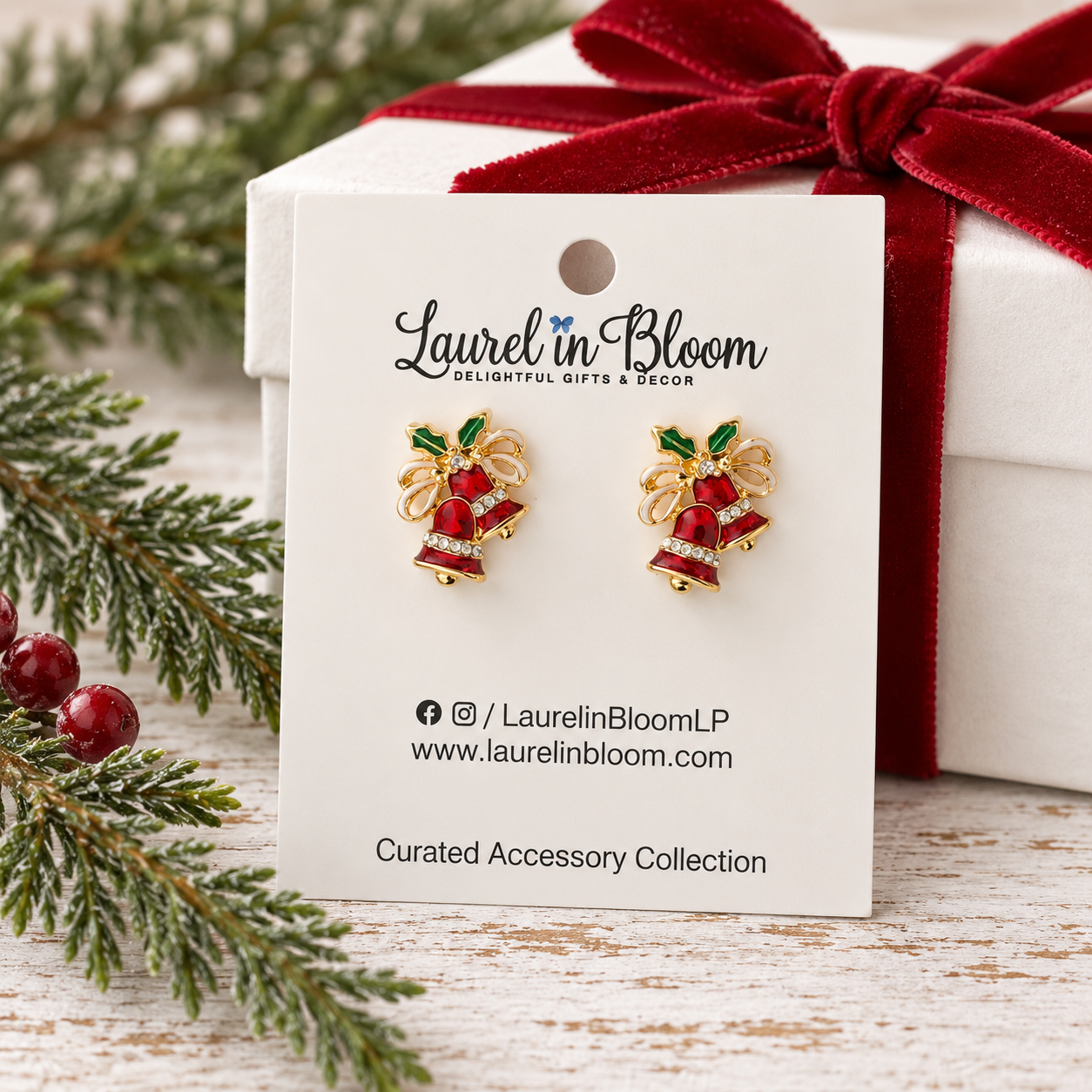 Bitty Bells Christmas Earrings