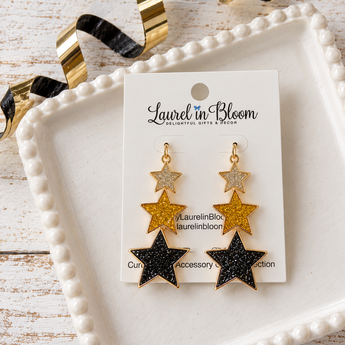 Star of the Party New Year’s Eve Drop Earrings