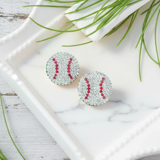 Baseball Diamonds Earrings