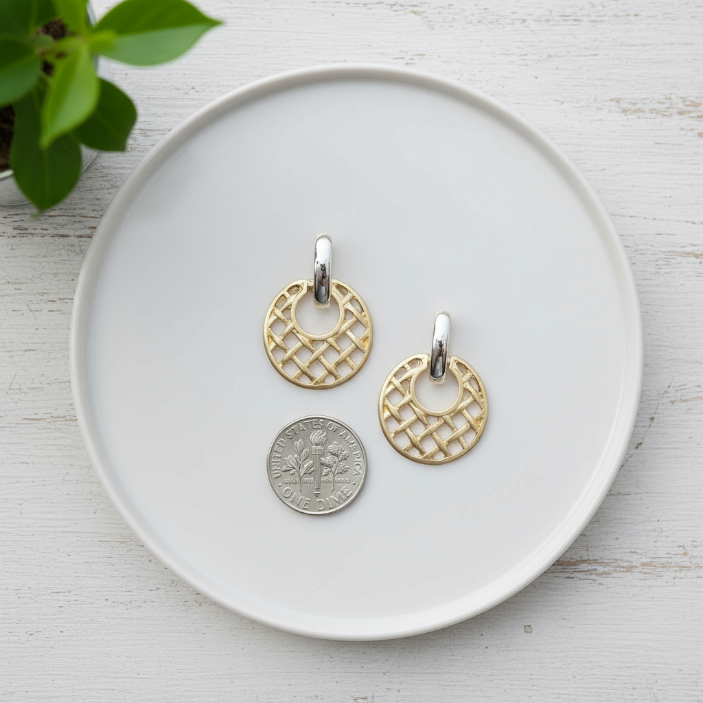 Artisan Lattice Earrings