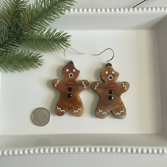 Oh Snap! & Snap Happy! Gingerbread Cookie Earrings