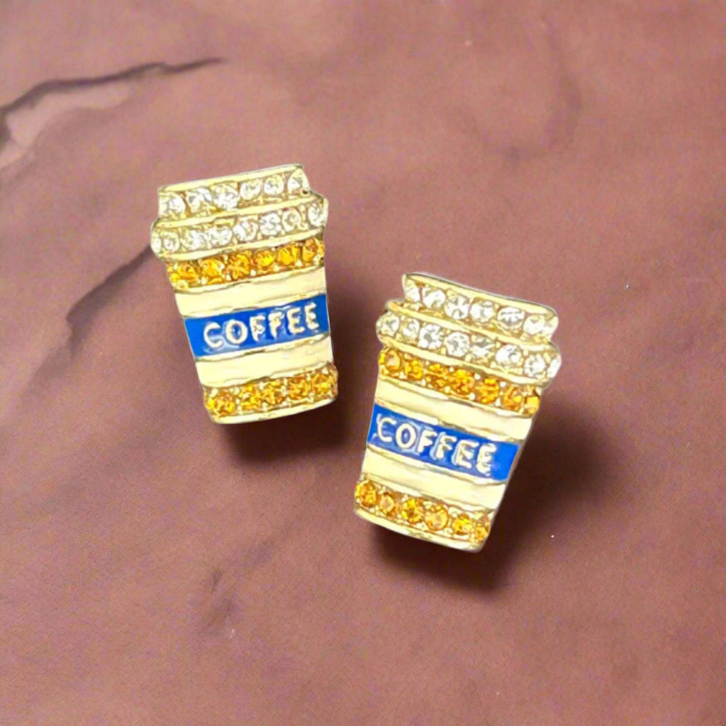 Morning Coffee Earrings