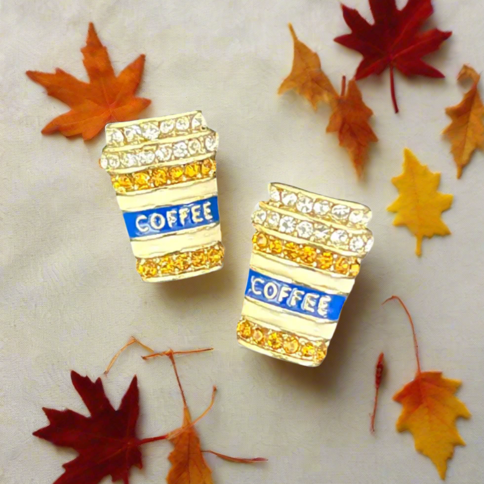Morning Coffee Earrings
