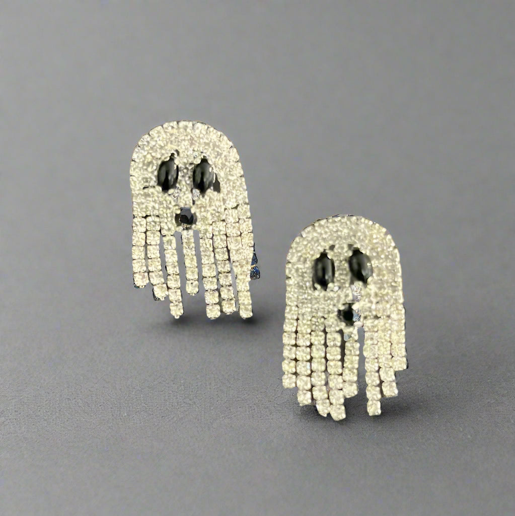 Boo! Crystal Earrings