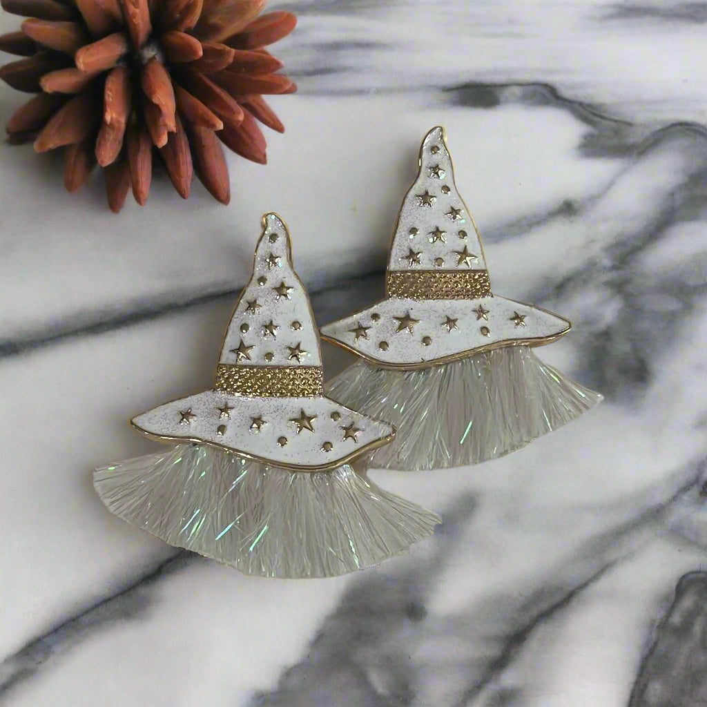 A Little Bit Wicked Witch Earrings