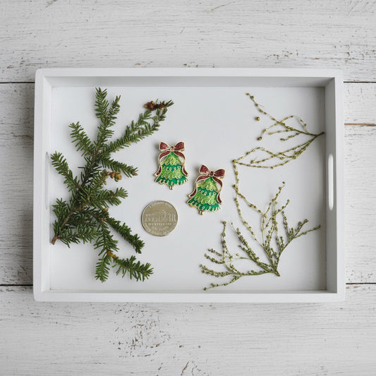 Winter Wonderland Christmas Tree Earrings