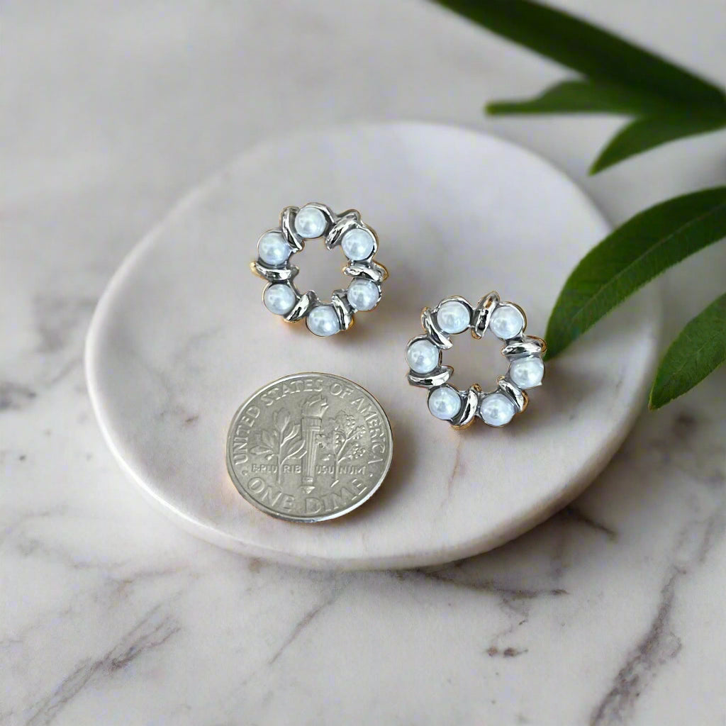Pearl Leis Earrings
