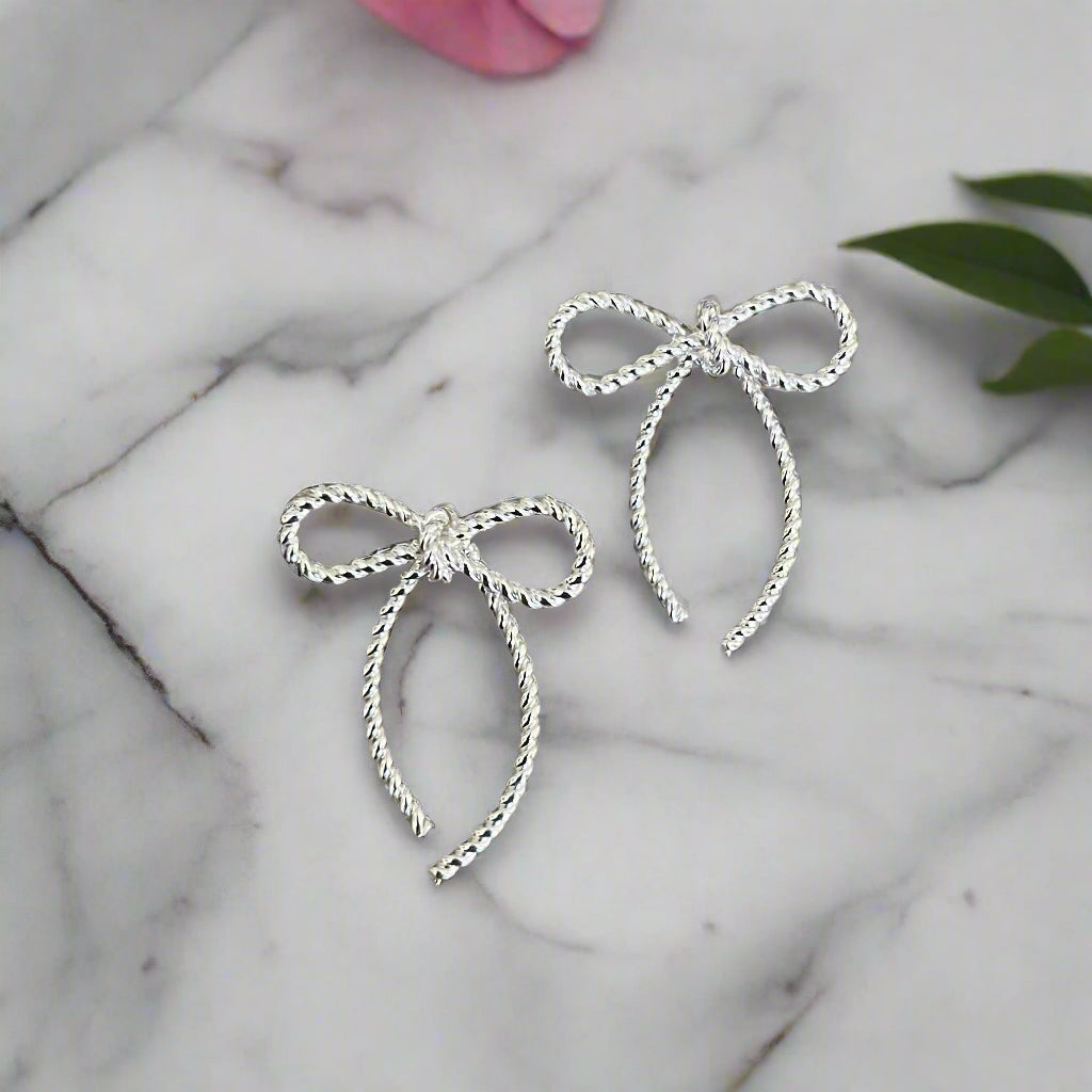 Rope Bow Earrings