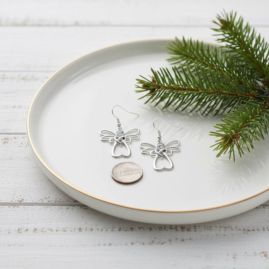 Seraphina Angel Earrings