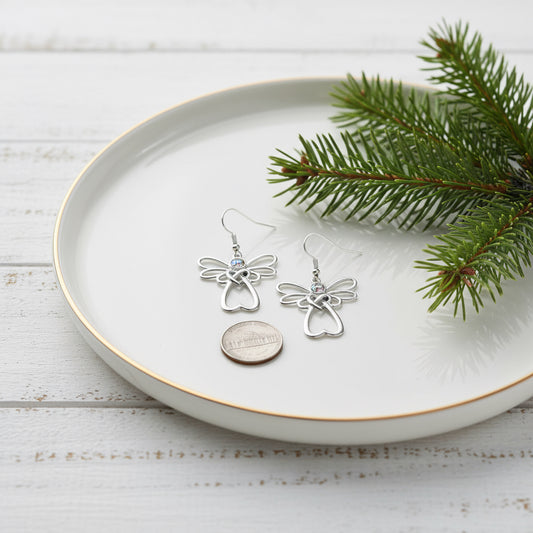 Seraphina Angel Earrings