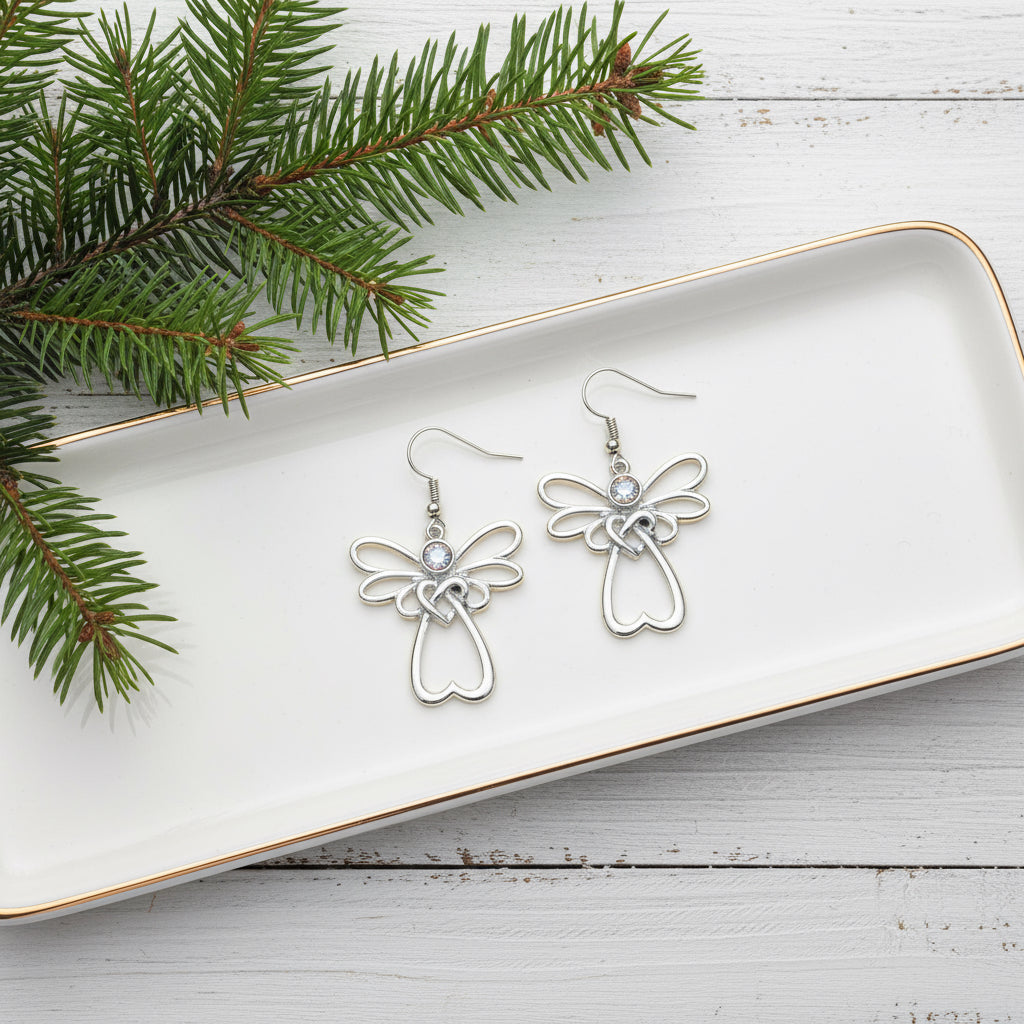 Seraphina Angel Earrings