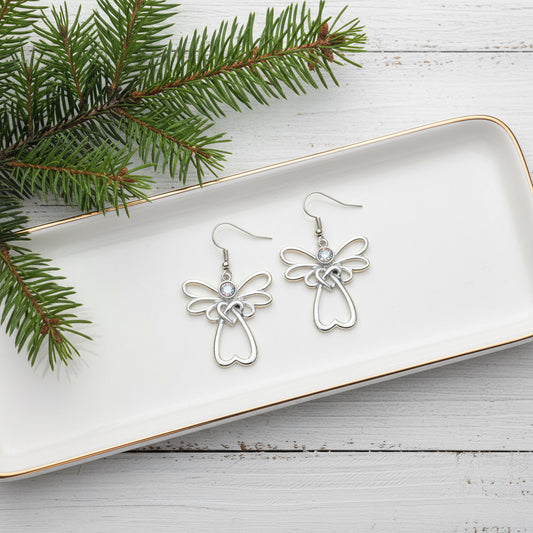 Seraphina Angel Earrings
