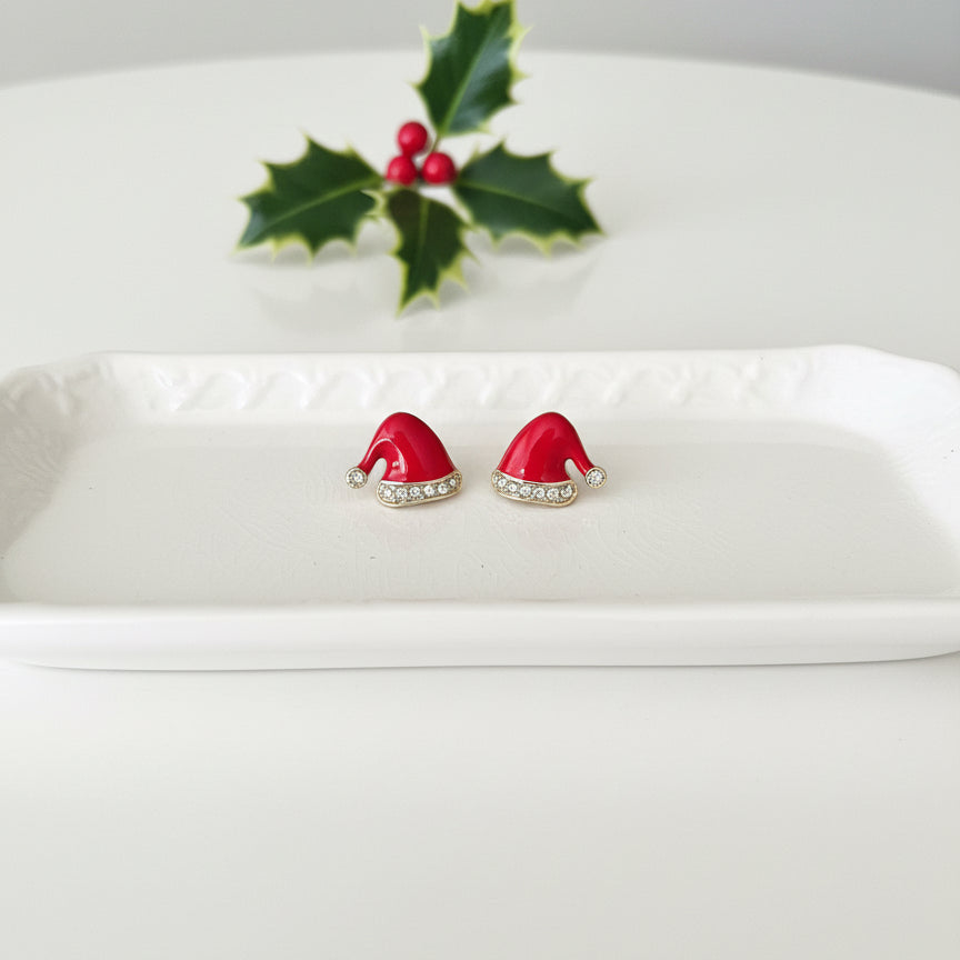 Sparklin’ Santa Hats Earrings