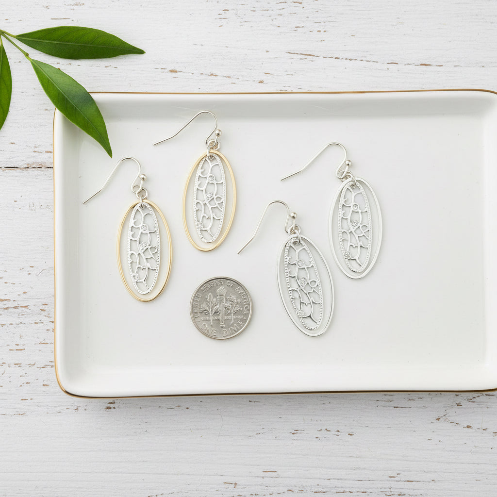 Charlotte Filigree Earrings