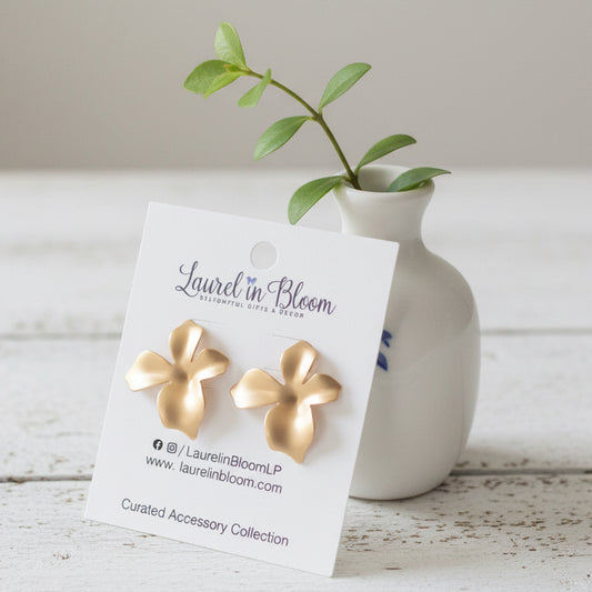Whispered Petals Stud Earrings
