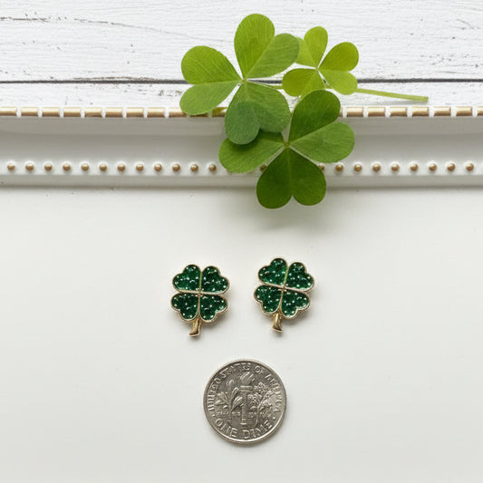 A Little Bit Lucky Clover Earrings