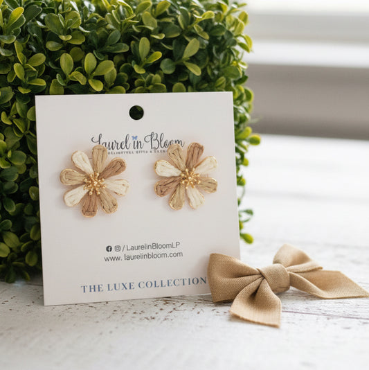 Savannah Floral Garden Party Stud Earrings