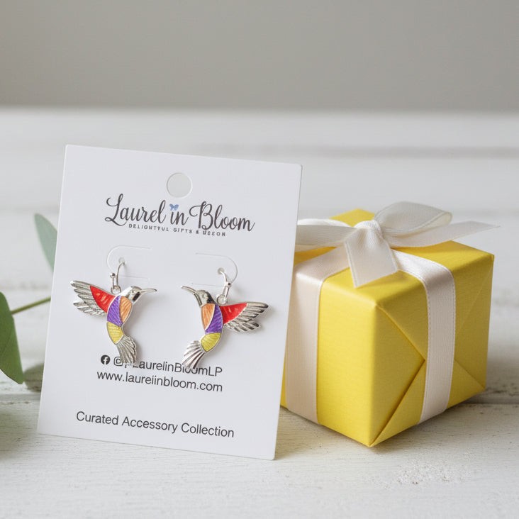 Hummingbird Flight Earrings