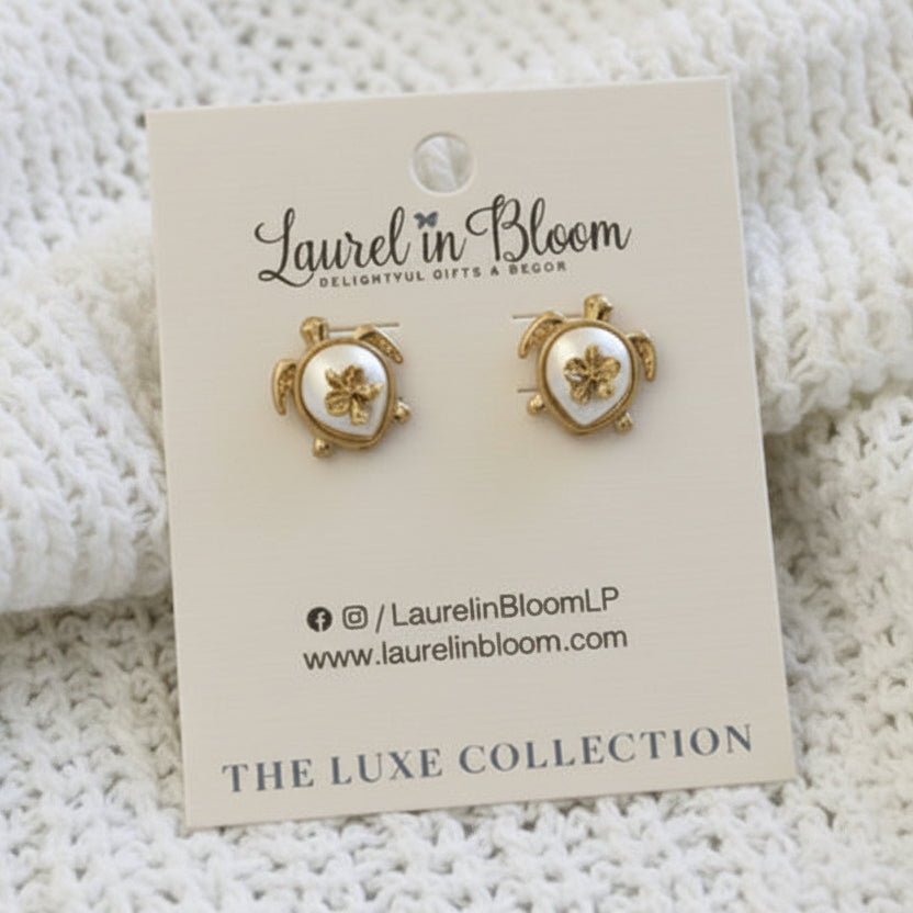 Turtle Cove Hibiscus Studs