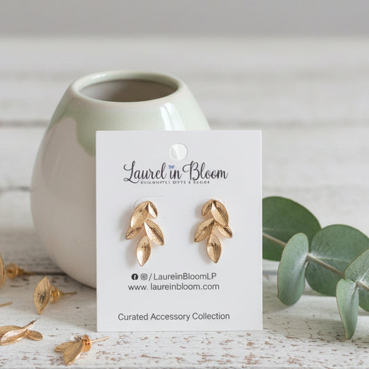 Dogwood Leaf Earrings