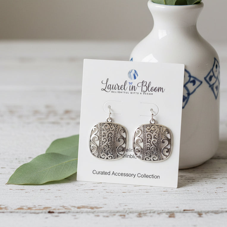 Maggie Sterling Silver Plated Earrings