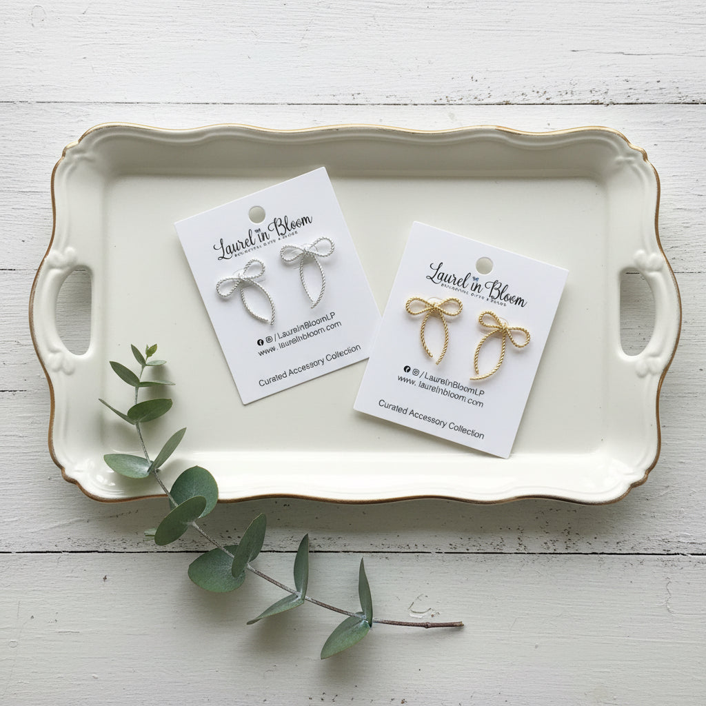 Rope Bow Earrings