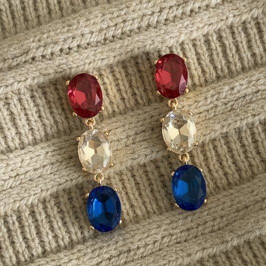Harper LUXE Trio Drops (Red White & Blue)