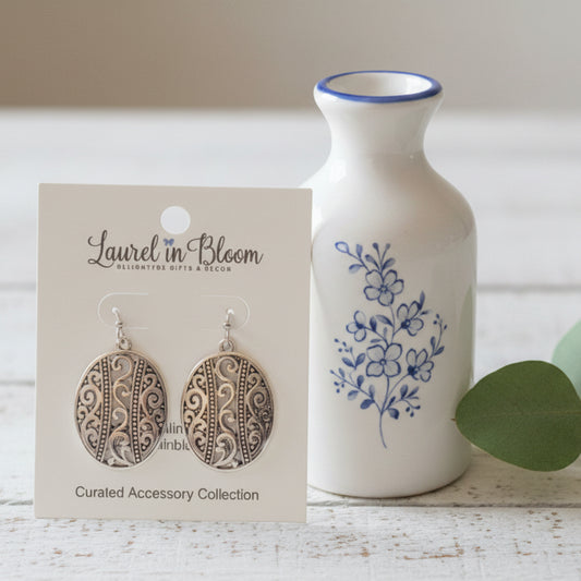 Maggie Sterling Silver Plated Earrings