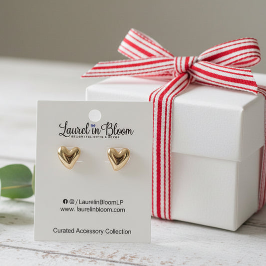 Itty Bitty Big Heart Earrings