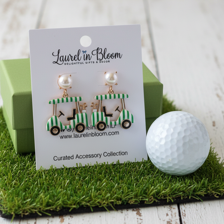 Sweet Tee Club Cart Earrings