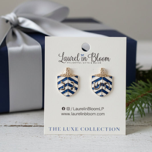 Sevivon Hanukkah Dreidel Earrings