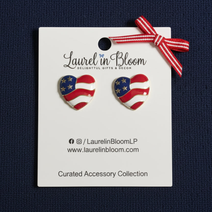 Star Spangled Sweetheart Studs
