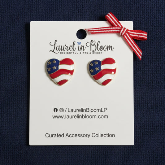 Star Spangled Sweetheart Studs