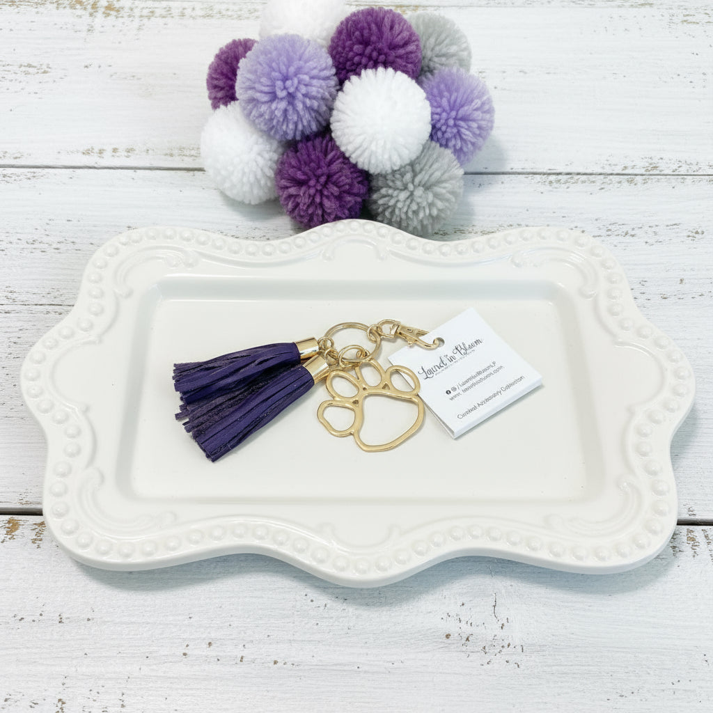 Mountain Lion Keychain w Charm