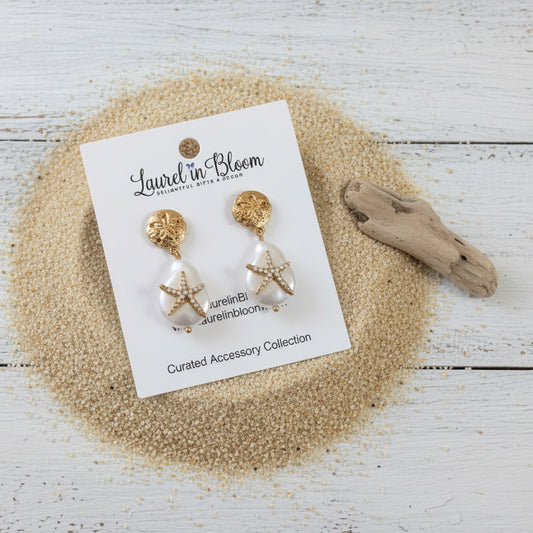 Heirloom Harbor Starfish Pearl Drops