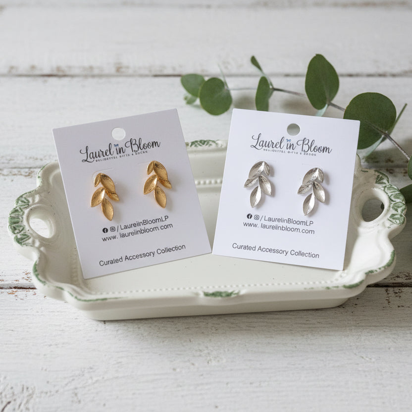 Dogwood Leaf Earrings
