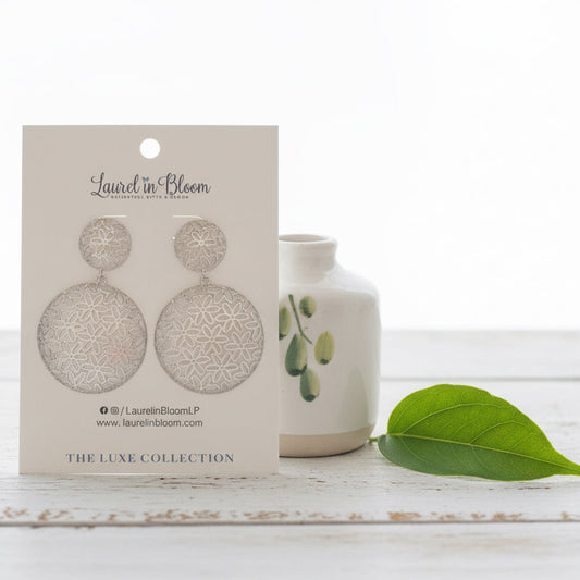 Margaret LUXE Floral Drop Earrings