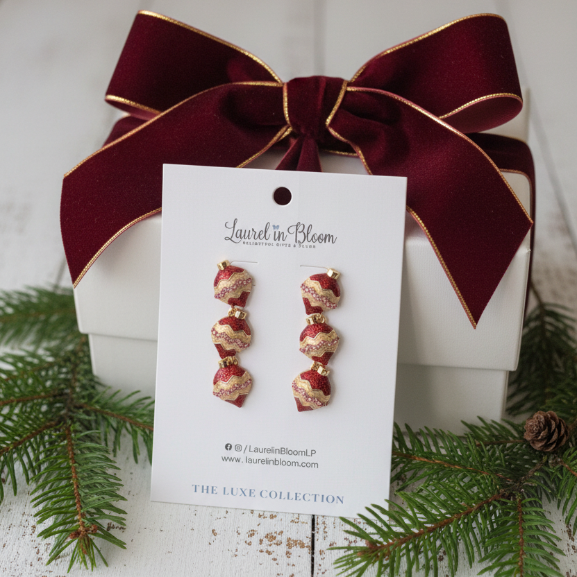 Vintage Vogue Ornament Earrings
