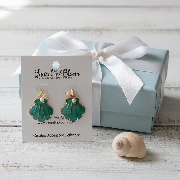 Seaside Siren Shell Drops