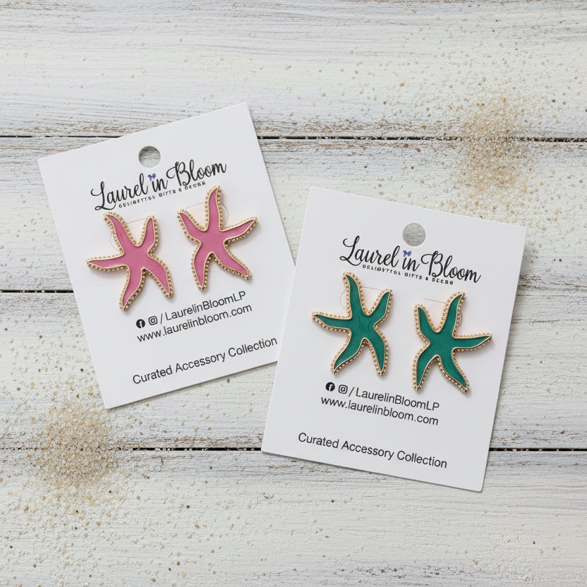 Seaside Starlet Starfish Earrings
