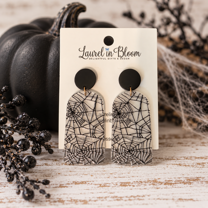 Caught in a Wicked Web Earrings