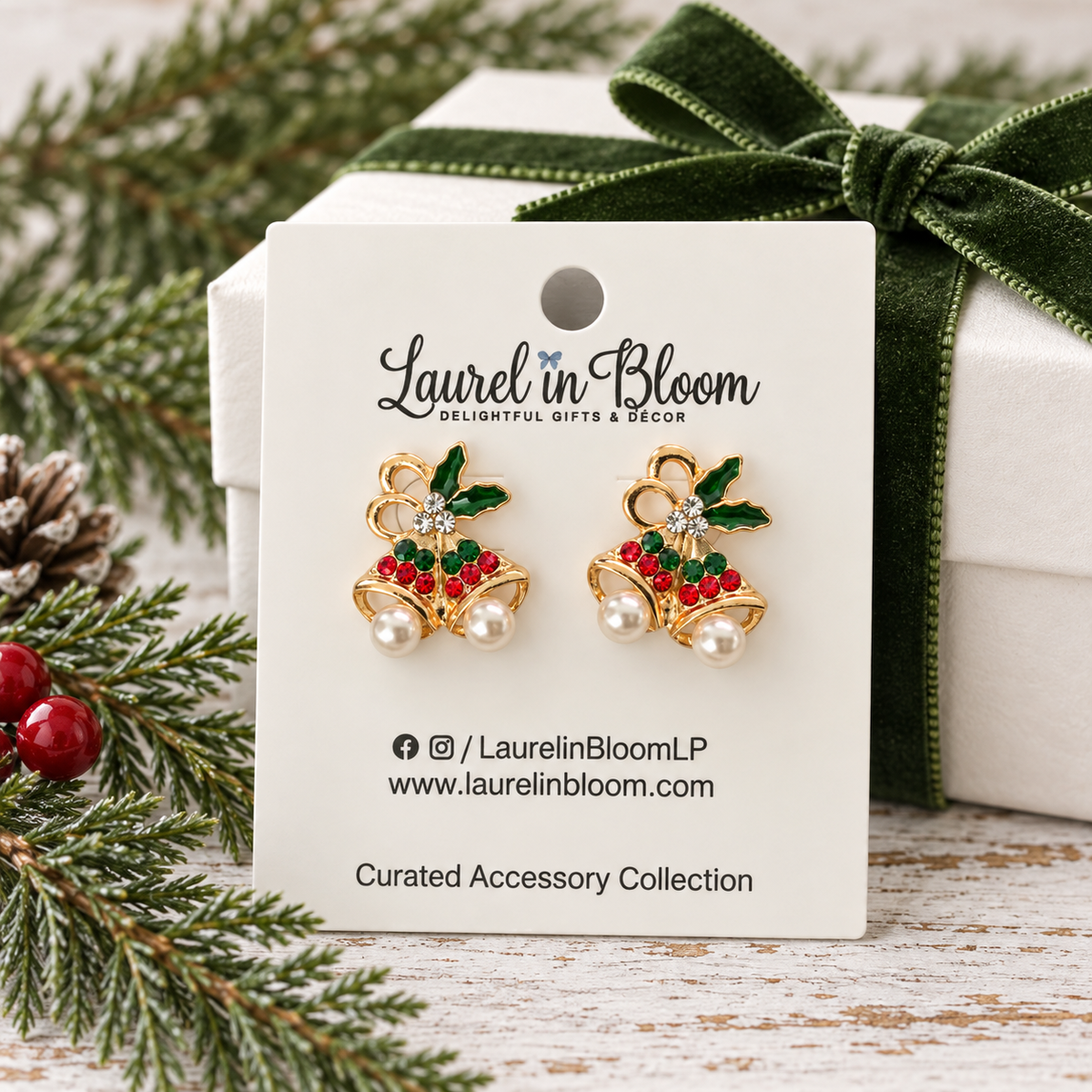 Pearls & Holly Jingle Bells