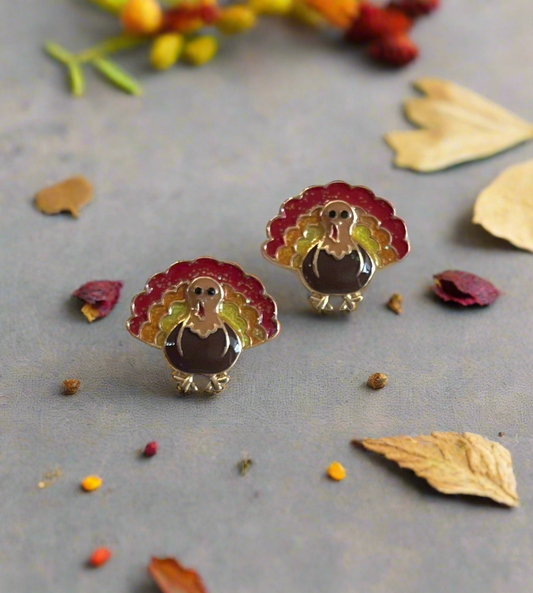 Totally Tom Turkey Earrings