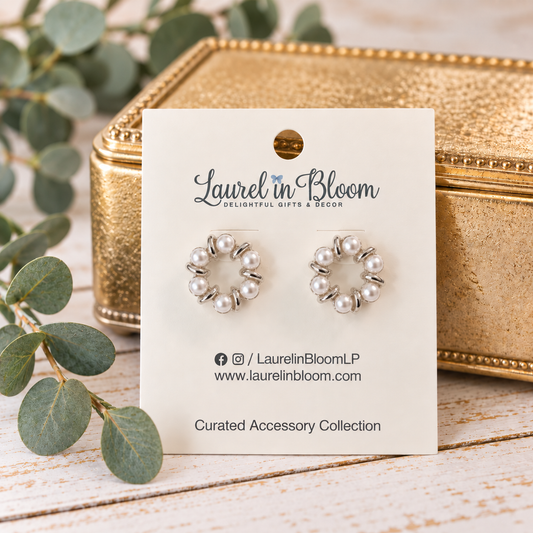 Lainey Pearl Lei Earrings