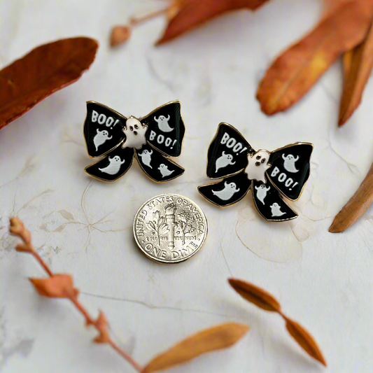 Boo Bows Earrings