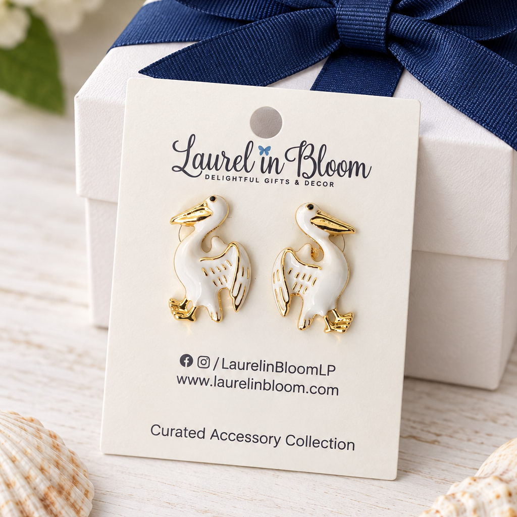 Pelican Pier Stud Earrings