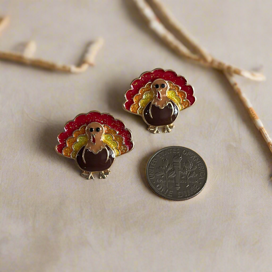 Totally Tom Turkey Earrings