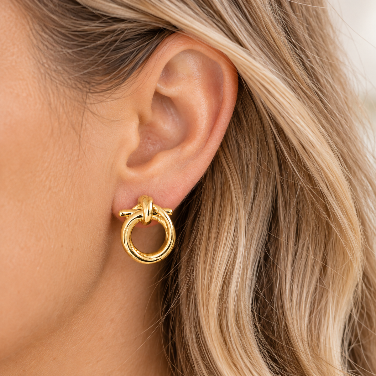 Maren Double Link Studs