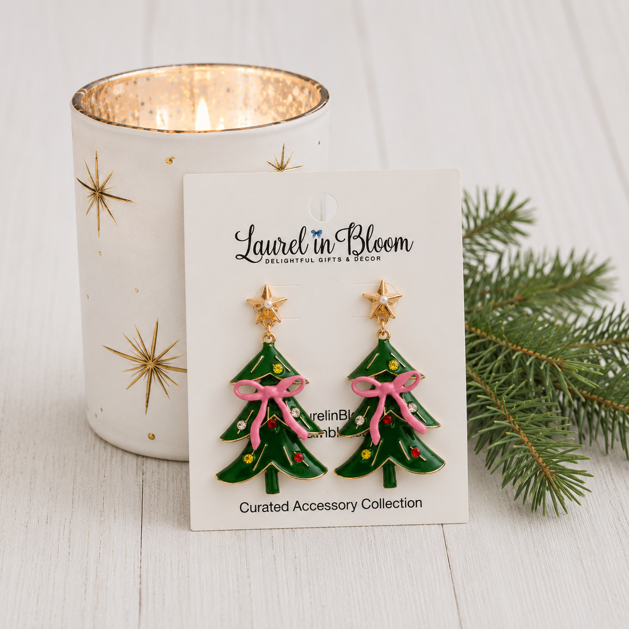 Sugar & Spruce Christmas Trees Earrings