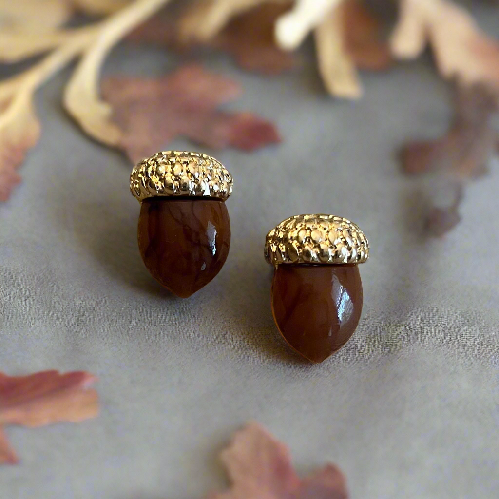 Golden Oaks Earrings